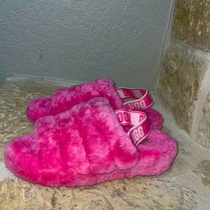 UGG Pink Women’s Fluff Yeah Slide